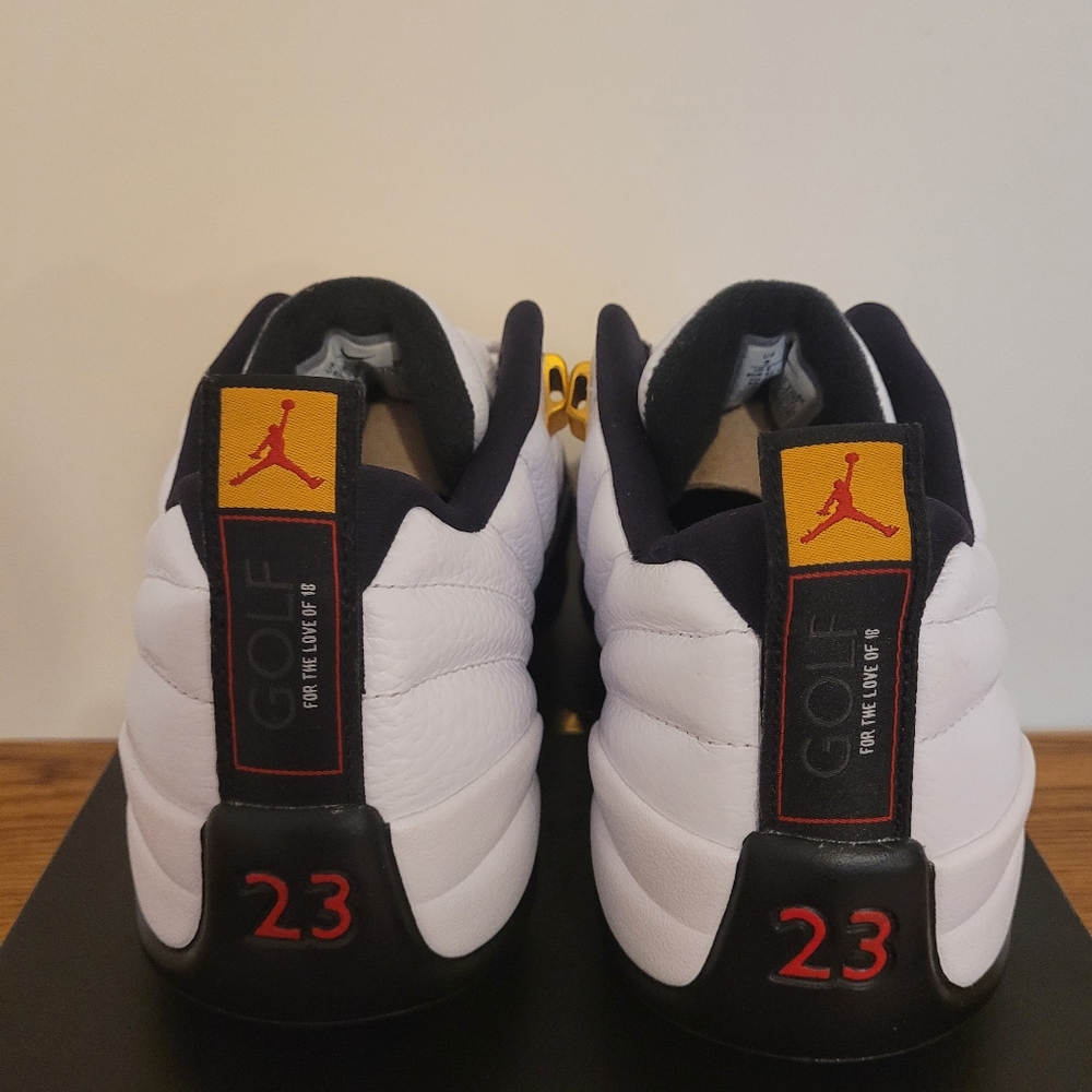 Jordan 12 taxi golf cleats men's 9 women's 10.5 - Picture 6 of 8